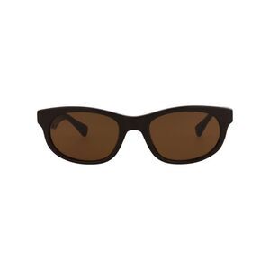 Bottega Veneta Round-Frame Acetate Sunglasses Brown Unisex-Adult